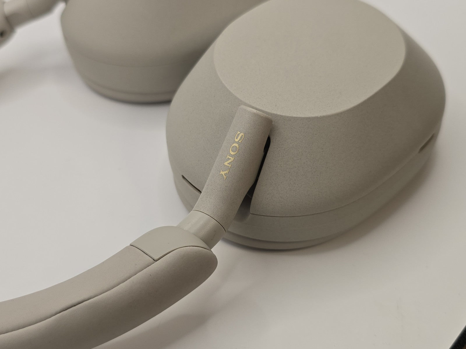 Sony WH-1000XM5 Wireless Over-the-Ear Headphones - Silver/Beige