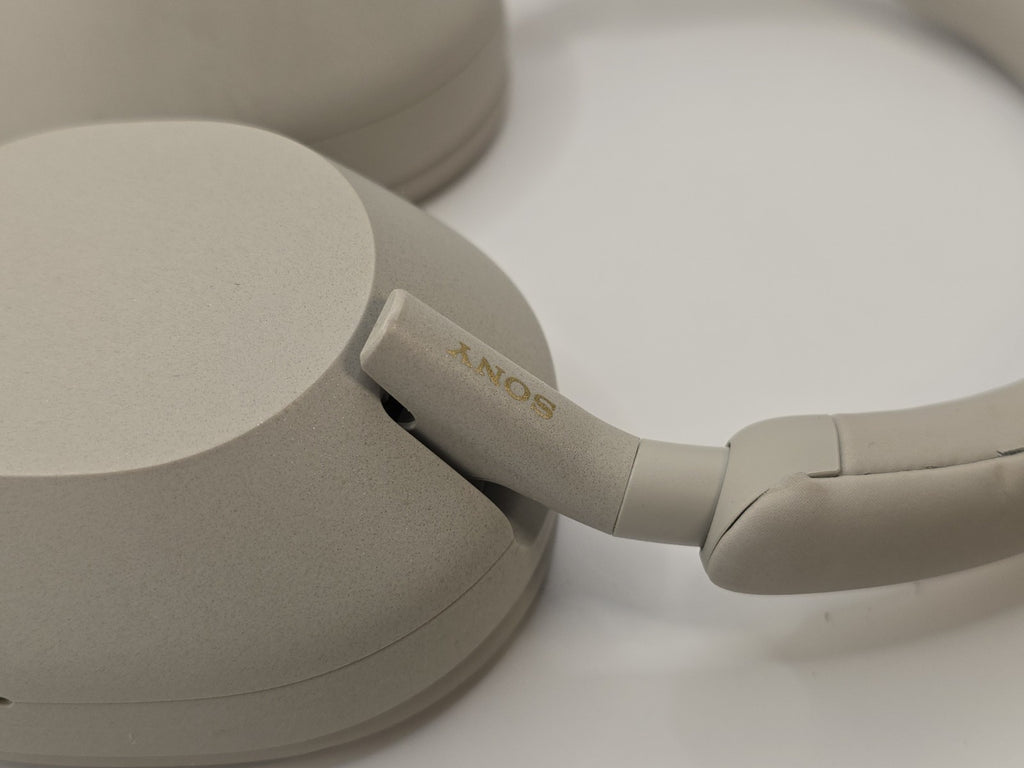 Sony WH-1000XM5 Wireless Over-the-Ear Headphones - Silver/Beige