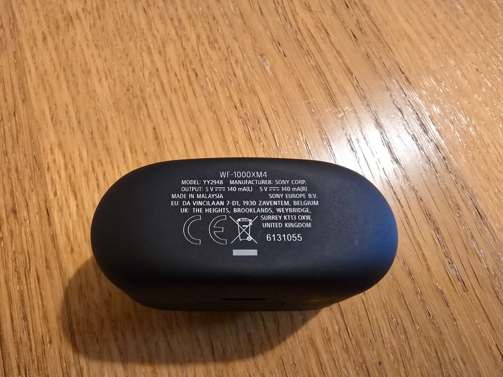 Charging Case ONLY Sony WF-1000XM4 *BRAND NEW BATTERY* - Black