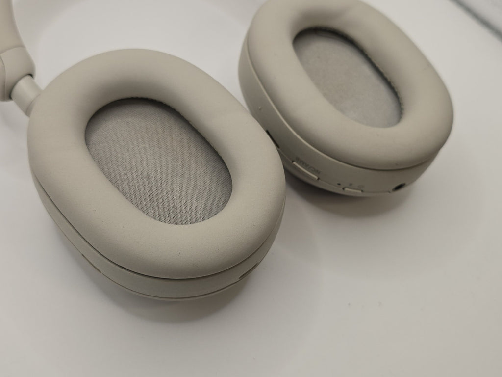 Sony WH-1000XM5 Wireless Over-the-Ear Headphones - Silver/Beige